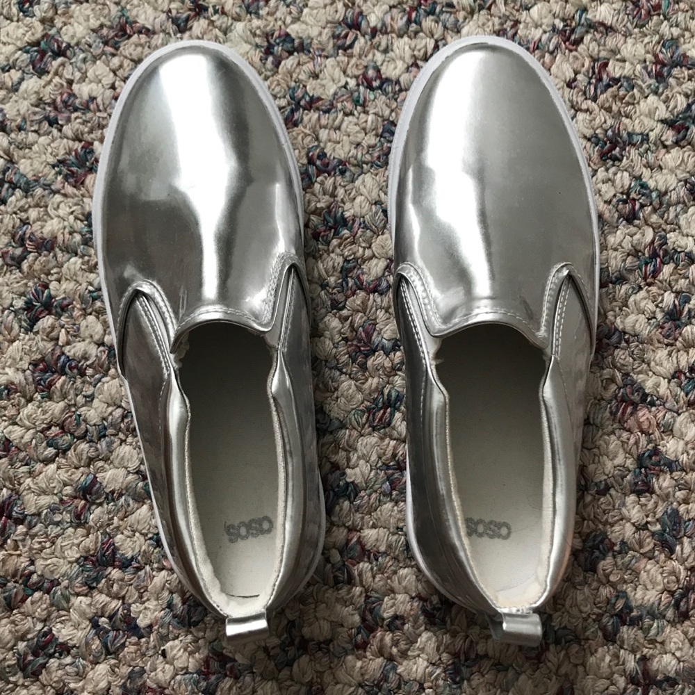 Metallic ASOS sneakers